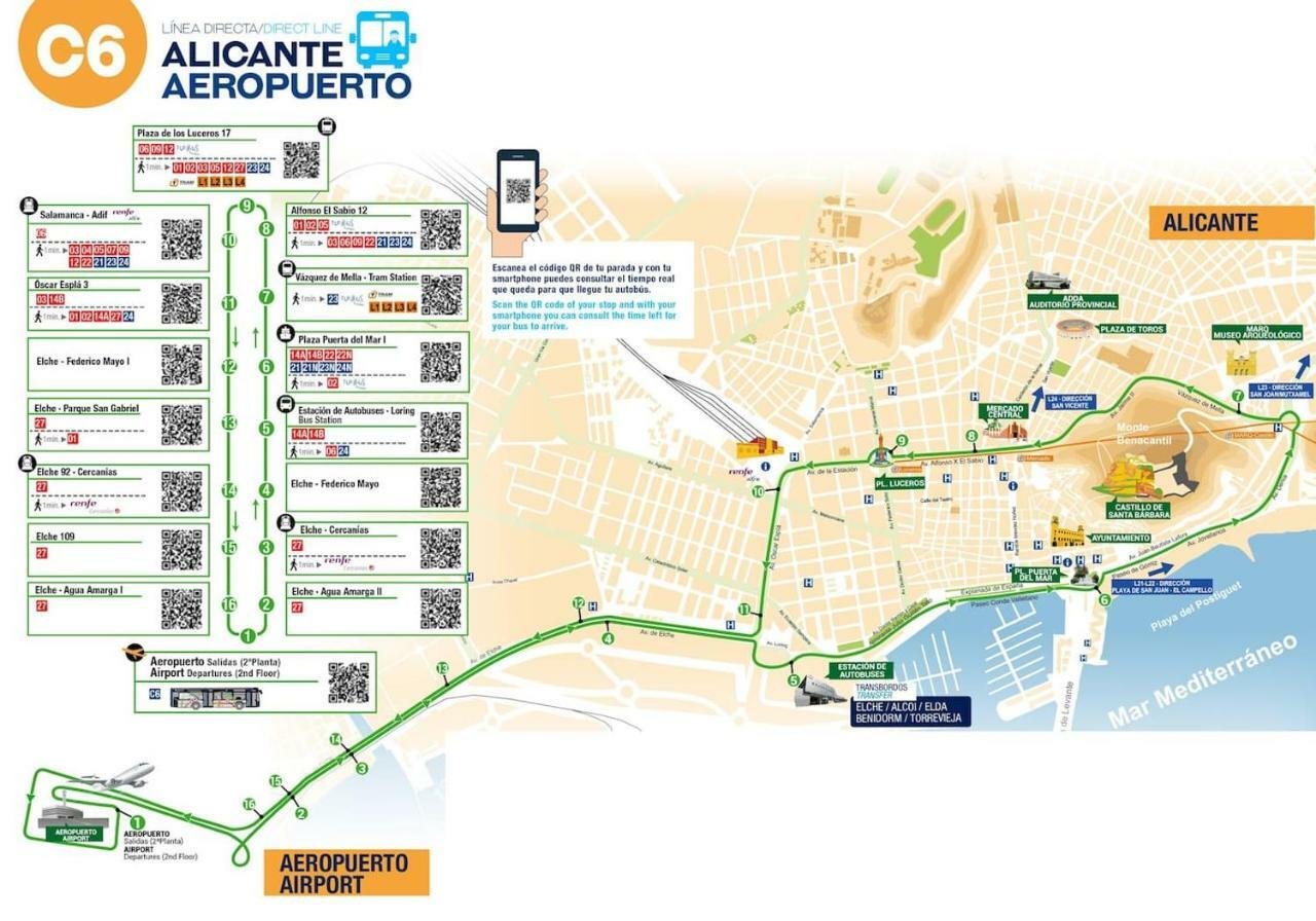 Comfortable Apartment With Wi-Fi Alicante Exterior photo